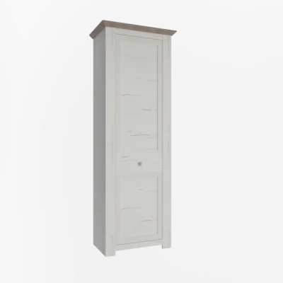 Wardrobe 1D Versailles arctic pine / Madagascar